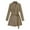 Khaki, variant on Kaemgyyd Women Long Sleeve Blazer Fall Winter Fashion Trench Lapel Open Front Belted Outerwear Casual Jackets