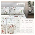 thumbnail image 5 of Great Bay Home 4-Piece 100% Turkish Cotton Flannel Sheet Set, King, Holiday Print, 5 of 6