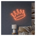 thumbnail image 2 of Letrero De Neón Con Forma De Corona Luz Para Bodas Compromisos Fiestas De Cumpleaños Bares Cervezas Dormitorios Hoteles Decoración De Pared 40cmx28cm, 2 of 3