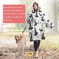 thumbnail image 4 of Wearable Oversized Blanket,Halloween Witch Hats and Bats Wearable Blanket Hoodie for Adults,Cozy Hooded Blankets with Super Pockets,Super Warm Fuzzy Pullover for Women & Men, 4 of 6