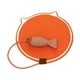 thumbnail image 5 of Alfombrilla rascadora para gatos con juguete de pelota de pez, alfombrilla horizontal para que duerman los gatos. naranja, 5 of 8