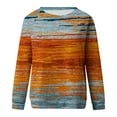 thumbnail image 5 of Gifts Holiday Womens Sweatshirt Winter Womens Long Raglan Sleeve Pullover Tops Fashion Tie Dye Print Crewneck Sweatshirt Casual Loose Ladies Fall Comfy Blouses Shirts Big Saving, 5 of 5