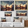 thumbnail image 4 of Designart "Epic Launch Space Shuttle wall art I" Space Shuttle Floater Framed Canvas Wall Art, 4 of 7