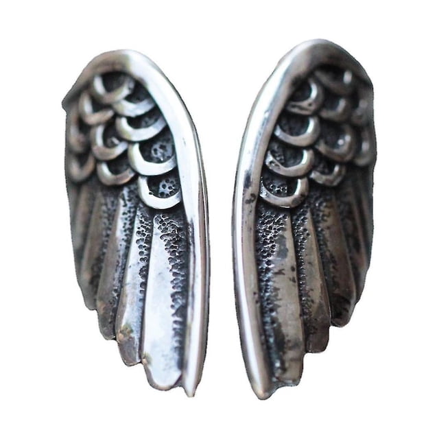 Anillo de alas de ángel Anillo de declaración de plata Joyería boho Joyería de ala de ángel apilable