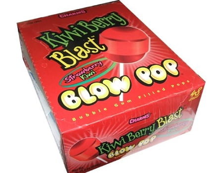 Charms Kiwi Berry Blow Pops, (48 Pack)