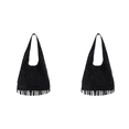 thumbnail image 1 of Bolso Hombro Gamuza para Mujer Hobo Con Borlas Cierre Magnético (), 1 of 3