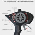 thumbnail image 3 of Sport Racing 1:18 RC Drift Car – 2.4GHz 2WD Remote Control – 10km/h High Speed – LED Lights – Rechargeable Battery – For Kids & Adults – Color: LD1802 White, 3 of 5