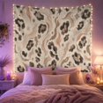 thumbnail image 2 of Watercolor Leopard Spots on Cream Background, Dreamy Boho for Wildlife Art Lovers, Safari Home Decor Accent, Housewarming Gift, Tapestry Wall Hanging for Living Room and Bedroom, 2 of 7