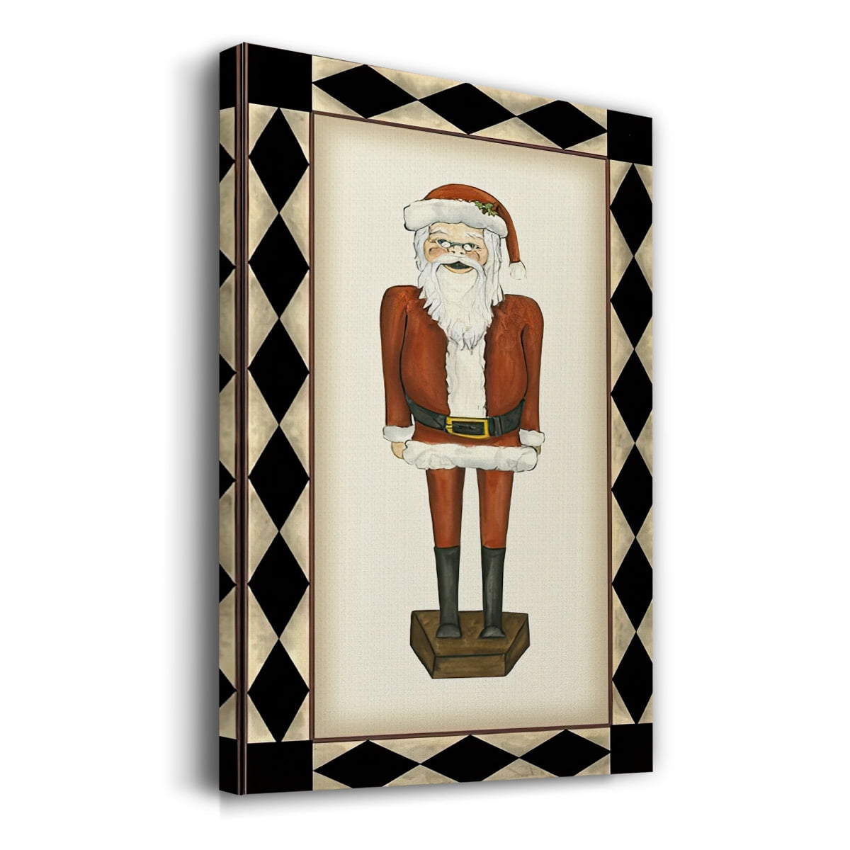 Jolly Santa- Gallery Wrapped Canvas