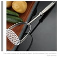 thumbnail image 3 of Machacador de patatas de metal, de acero inoxidable, con mango, herramienta de cocina, 3 of 6