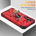 thumbnail image 4 of for Samsung Galaxy A16 5G/4G Case, with Magnetic Car Mount Function, Military Grade Shockproof Non-Slip Case Built-in 360° Rotate Ring Stand for Galaxy A16 5G/4G - Red, 4 of 9