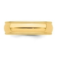 thumbnail image 4 of Auriga 14k Yellow Gold Migraine Half-Round Wedding Band Size- 12 for Women, 4 of 6