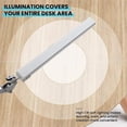 thumbnail image 4 of Lámpara De Escritorio Led, Lámpara De Mesa Plegable Con Abrazadera, 10 Niveles De Brillo X 3 Modos De Color, Lámpara De Mesa Ajustable, Protección Para Los Ojos, Adaptador Ce De 5v/2a Incluido, 4 of 5
