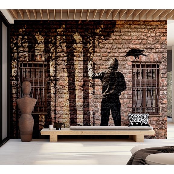 Tiptophomedecor Street Art Wallpaper Wall Mural - Urban Jungle