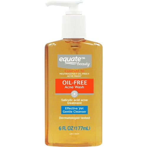 Equate Beauty OilFree Acne Wash, 6 Fl Oz