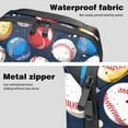 thumbnail image 4 of Baseball Travel Organizer Digital Pouch Charger Case Organizer Charge Cord Organizer Waterproof Oxford Cloth Electronics Organizer Bag 5.9x9.44x3.14 in., 4 of 6