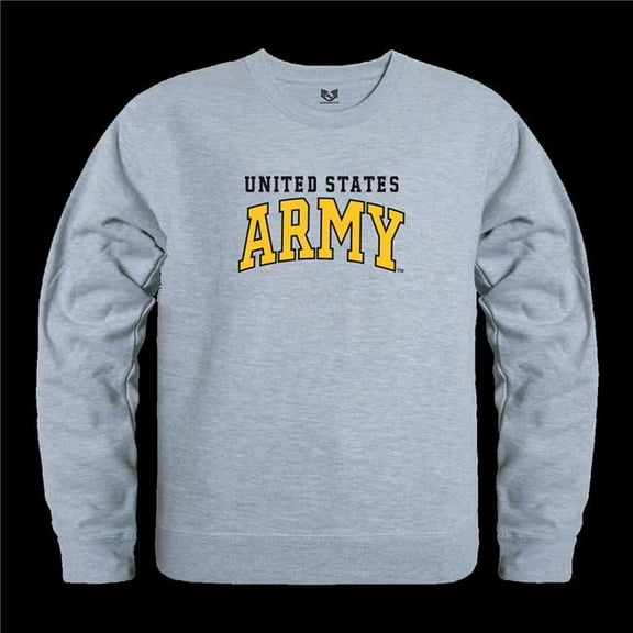 US Army 1 Graphic Crewneck Sweatshirt - Heather Grey - 2X