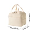 thumbnail image 2 of Corduroy Insulated Lunch Bag Portable, Waterproof Oil Resistant Lunch Tote for Work and School, Aluminum Foil Cooler Bag for Outdoor Picnic, Stylish Lunch Box Bag Gift for Men and Women, 2 of 7