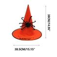 thumbnail image 3 of Deeceymbur Non woven Spider Witch Hat Halloween Makeup Prop Lightweight Adult Party Headwear 15.15x14.96in, 3 of 5