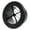 Black, variant on Baystate A10‑3345VP Heating and A/C Register 4 Inch interior diameter, 5-3/8 inch outside diamter