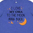 thumbnail image 4 of Inktastic I Love My Oma To The Moon and Back Youth T-Shirt, 4 of 5