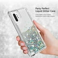 thumbnail image 6 of For Samsung Galaxy S20 Plus Case,Clear Liquid Glitter Waterfall Bling Protective Case for Galaxy S20 Plus - Silver, 6 of 7