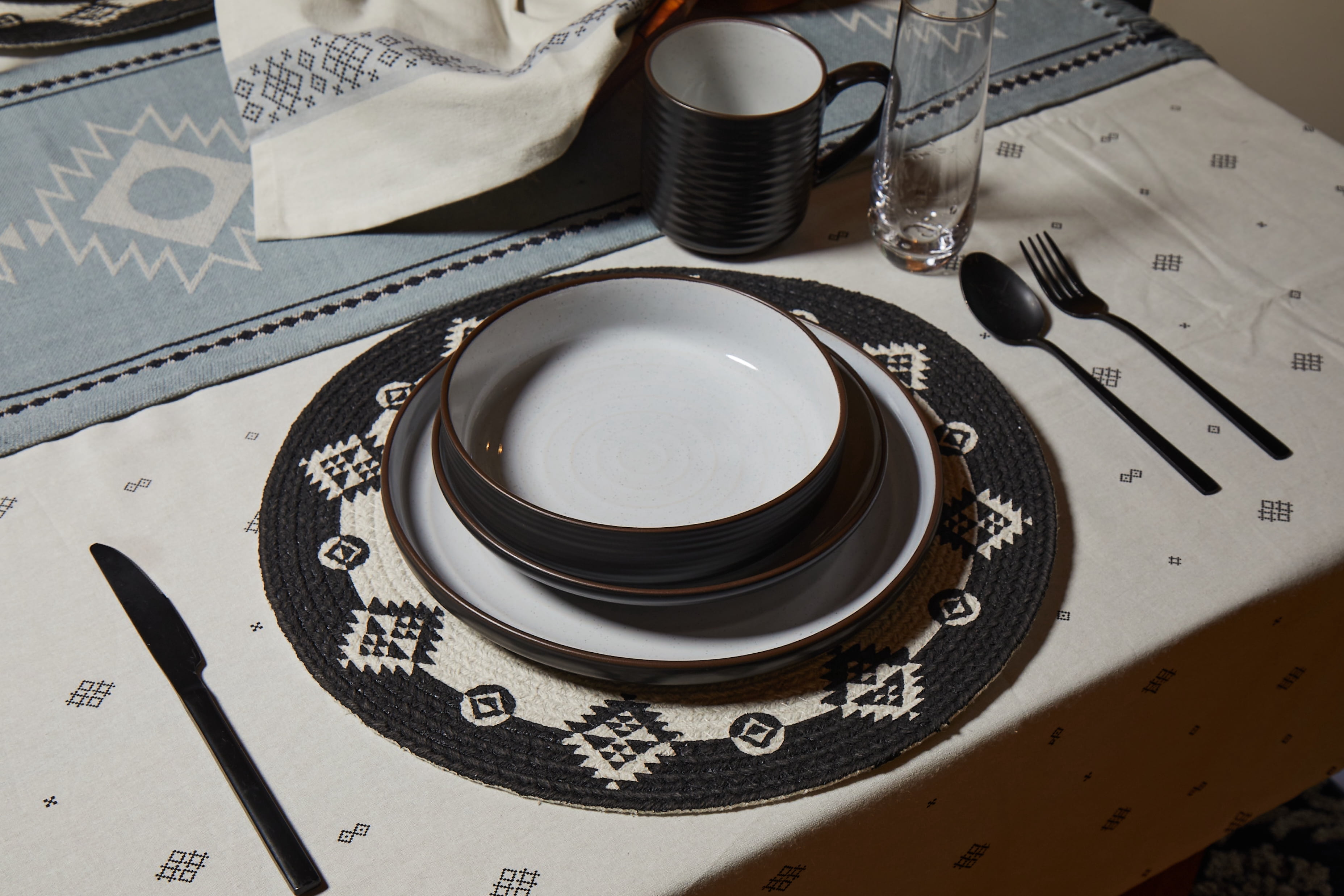 Yellowstone Rectangular Kitchen Table Placemat, Beth Collection