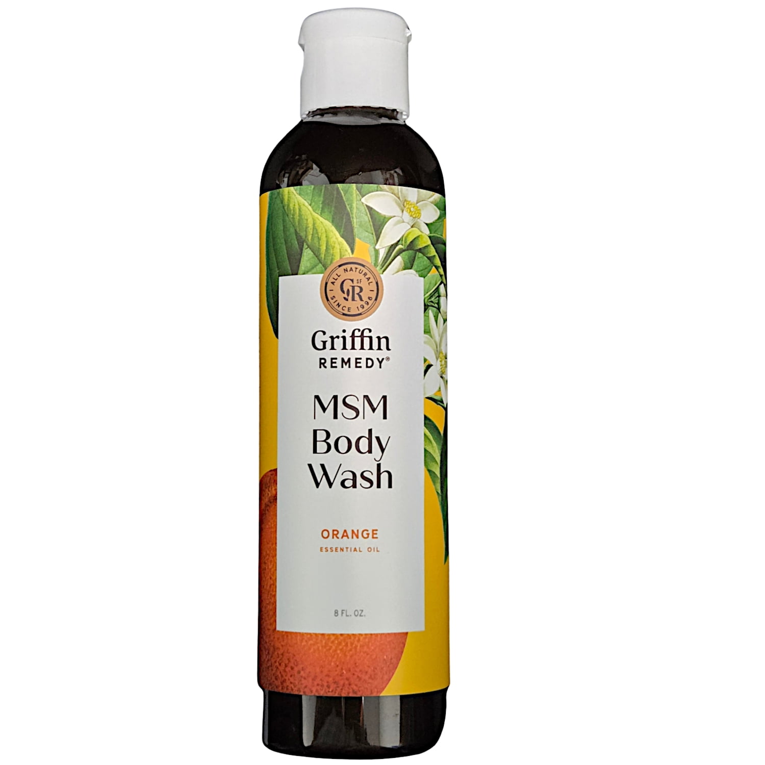 Griffin Remedy, MSM Body Wash, Orange Essential Oil, 8 Ounces
