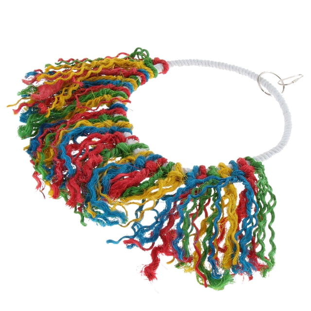 Juguetes Para Masticar Loros Y Pájaros Para Mascotas, Jaula Oscilante Para Periquitos, Juguete Con Anillo Para Escalar Sunnimix Bird Parrot Ring Toy