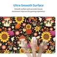 thumbnail image 6 of Disketp Gaming Mouse Pad Sunflowers Mushrooms Pattern Large Mouse Mat Long Extended Desk Pad Non-Slip Rubber Mice Pads Stitched Edges Thin Pad (11.8x31.5 Inch), 6 of 9