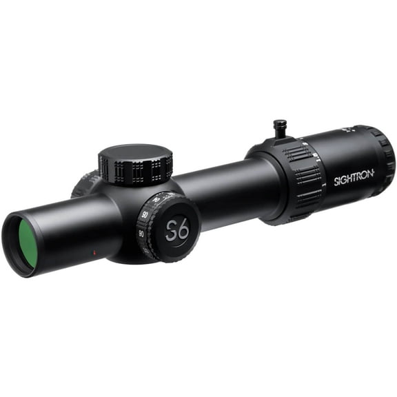 Sightron S6 Rifle Scope 1-6x 24mm Illuminated LRT Reticle Matte Black