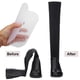 thumbnail image 5 of 6 pares de botas blancas de PVC, soportes de inserción, accesorios para zapatos moldeadores, 20 pulgadas, 5 of 8