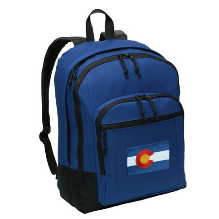 Colorado Backpack BEST MEDIUM Colorado Flag Backpack School (Best 65 Liter Backpack)