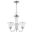 thumbnail image 1 of Maxim 21584SWPC Novus 3-Light Chandelier, Polished Chrome, 1 of 1