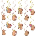 thumbnail image 1 of 12 Pcs Tourbillon Suspendu Capybara Décoration de Fête, Décoration de Fête, Tourbillons de Fête Capybara, Convient pour Fournitures de Décoration de Fête Kapybara, 1 of 6