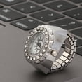 thumbnail image 1 of Casual Rhinestone  Watch, Shining Quartz  Watch, for Women Beautiful Girls White,Black,Silver, 1 of 8