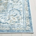 thumbnail image 5 of SAFAVIEH Orlando Jilliean Medallion Machine Washable Area Rug, Blue/Gold, 4'9" x 6'6", 5 of 12