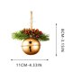 thumbnail image 3 of Carrillón de Viento Colgante para Árbol de Navidad | Decoración Navideña | Campanas de Metal | Acabado Impermeable | 11 X 8 Cm | Paquete de 1, 3 of 6