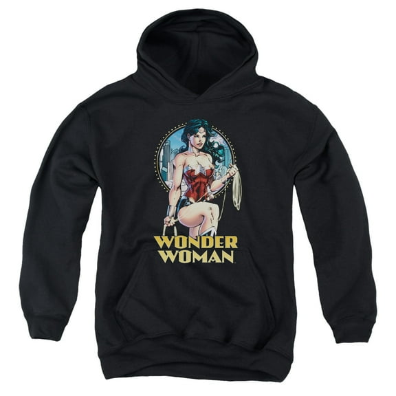 Jla - City Warrior - Youth Hooded Sweatshirt - Small