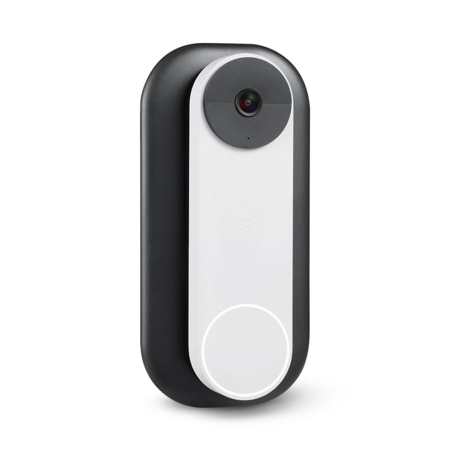 Placa de pared Wasserstein para Google Nest Doorbell (batería) - Fabricada para Google Nest