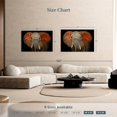 thumbnail image 4 of Elephant Stock Elephant Portrait Wall Art - Horizontal Canvas Wall Art - Living Room Wall Decor - Animal Canvas - Black And Brown Decor - 51" x 34", 4 of 8