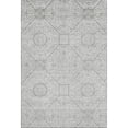thumbnail image 2 of Addison Rugs Mayfield Premium Machine Washable Transitional Geometric Silver Rectangle Rug, 3' x 5', 2 of 7