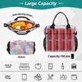 thumbnail image 2 of FORMRS Insulated Lunch Bag for Work School Unisex Large Capacity Cooler with Shoulder Strap, Watercolor Marble Pattern, 2 of 6