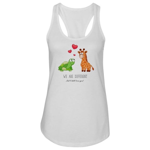 We Are Different Animals Tank Women -Image by Shutterstock, Female XX-Large
