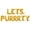 Gold, variant on Letter Balloons - LETS PURRRTY 16" Inch Alphabet Letters Foil Mylar Balloon Cat Birthday Party Banner (Silver)