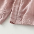 thumbnail image 5 of up to 60% off Gifts Usmixi Womens Loose Trousers Casual Elastic Waist Pleated Wide Leg Straight Long Pants Lightweight Cotton Linen Double Layer Pocket Pants Pink l, 5 of 6