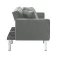 thumbnail image 4 of Wulawindy FUTON SOFA SLEEPER VELVET WITH 2 PILLOWS, 4 of 6