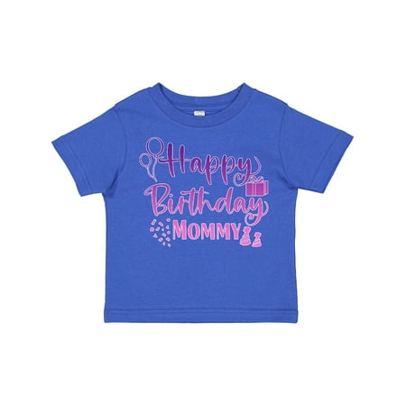 

Inktastic Purple Happy Birthday Mommy Gift Toddler Boy or Toddler Girl T-Shirt