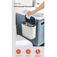 thumbnail image 4 of Wall Mounted Trash Can Kitchen Compost Bin Under Sink Trash Can Cabinet Recycling Kitchen Trash Can Waste Storage B, 4 of 5