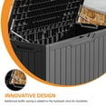 thumbnail image 5 of Uforic Outdoor Waterproof 80 Gallon Resin Deck Box, Lockable,Dark Gray, 5 of 9